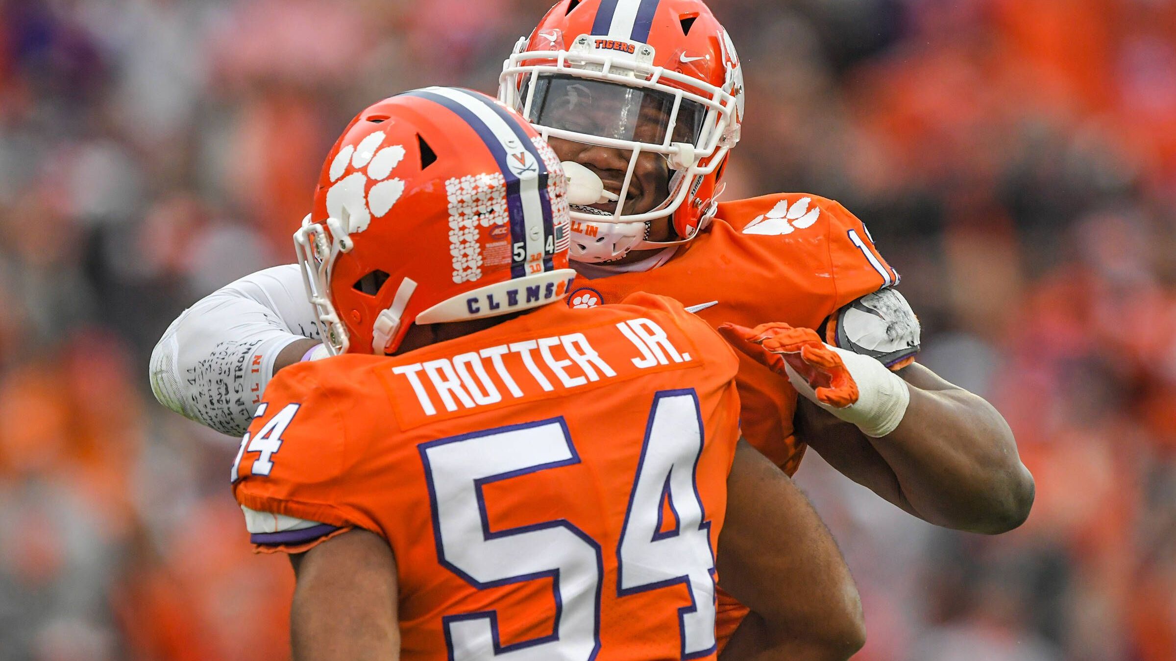 <strong>17. Jeremiah Trotter Jr. (LB, Clemson)</strong>&nbsp; &nbsp; &nbsp; &nbsp; &nbsp; &nbsp; &nbsp; &nbsp; &nbsp; &nbsp; &nbsp; &nbsp; &nbsp; &nbsp; &nbsp; &nbsp; &nbsp; &nbsp; &nbsp; &nbsp; &nbsp; &nbsp; &nbsp; &nbsp; &nbsp; &nbsp; &nbsp; &nbsp; &nbsp; &nbsp; &nbsp; &nbsp; &nbsp; &nbsp; &nbsp; &nbsp; Vor allem in der Passverteidigung weiß der junge Linebacker zu überzeugen. Er ist der Chef der Clemson-Defense in der kommenden Saison und dürfte genaustens beobachtet werden von den NFL-Scouts.