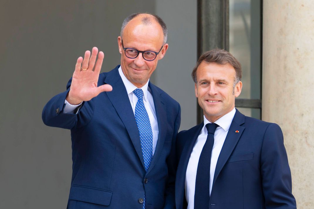Deutschland und Frankreich wollen das Herzstück der EU bilden: Was sagen Kanzler Merz (links) und Präsident Macron?