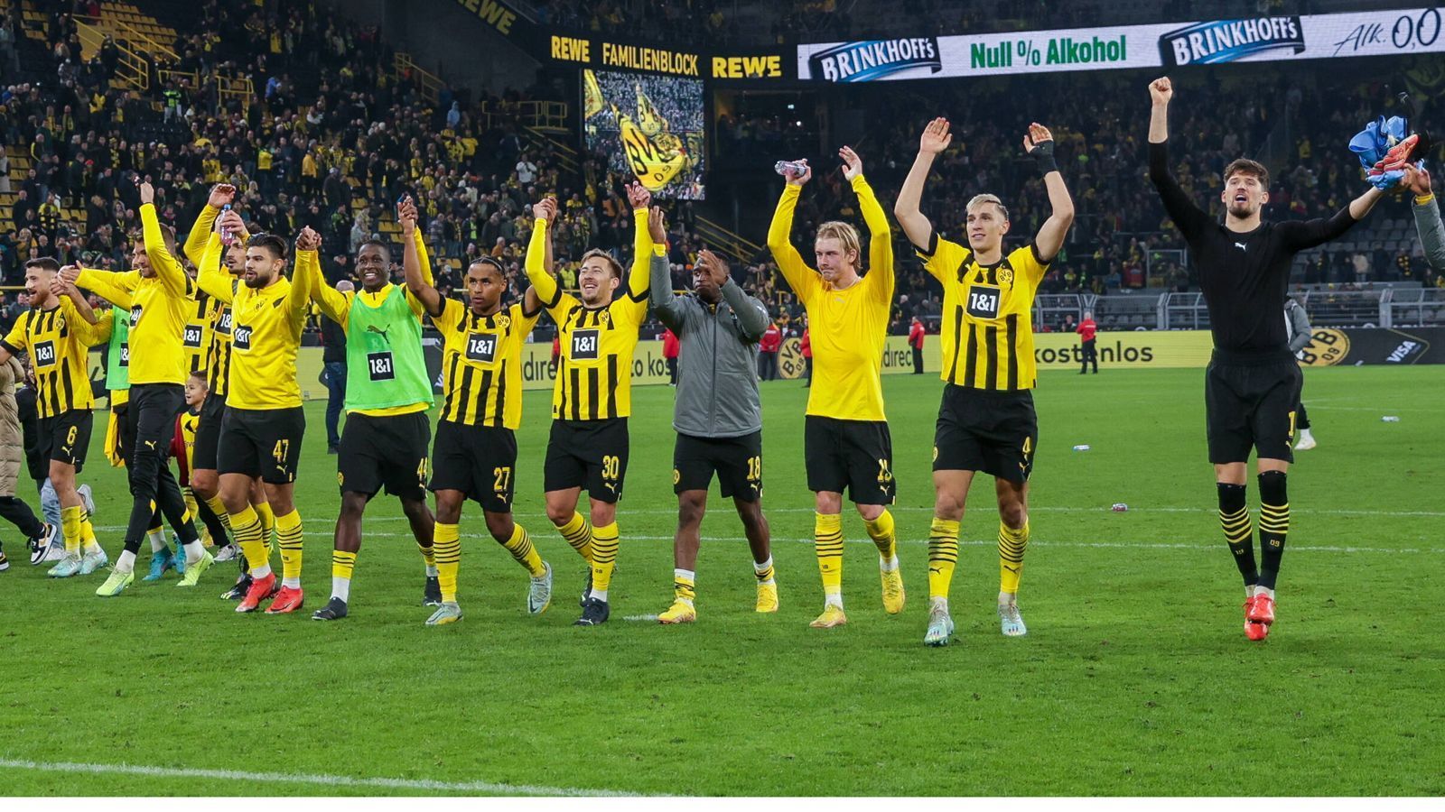 
                <strong>Platz 2: Borussia Dortmund </strong><br>
                Gesamt: 80,1 Millionen Euro&#x2022; national: 63,6 Millionen Euro<br>&#x2022; international: 16,5 Millionen Euro<br>
              