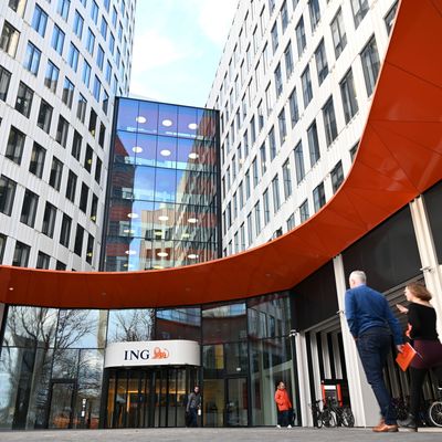 Die Zentrale von ING Deutschland in Frankfurt am Main