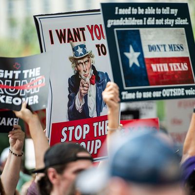 Protest gegen Änderung der Wahlbezirke in Texas