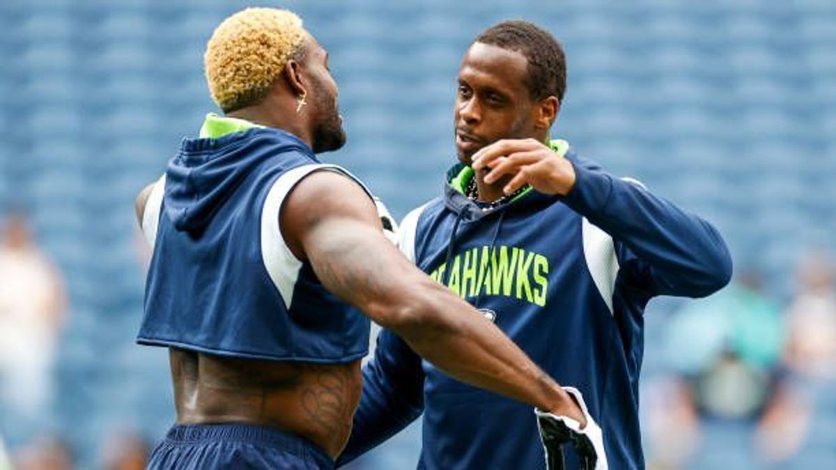 DK Metcalf und Geno Smith bei den Seattle Seahawks