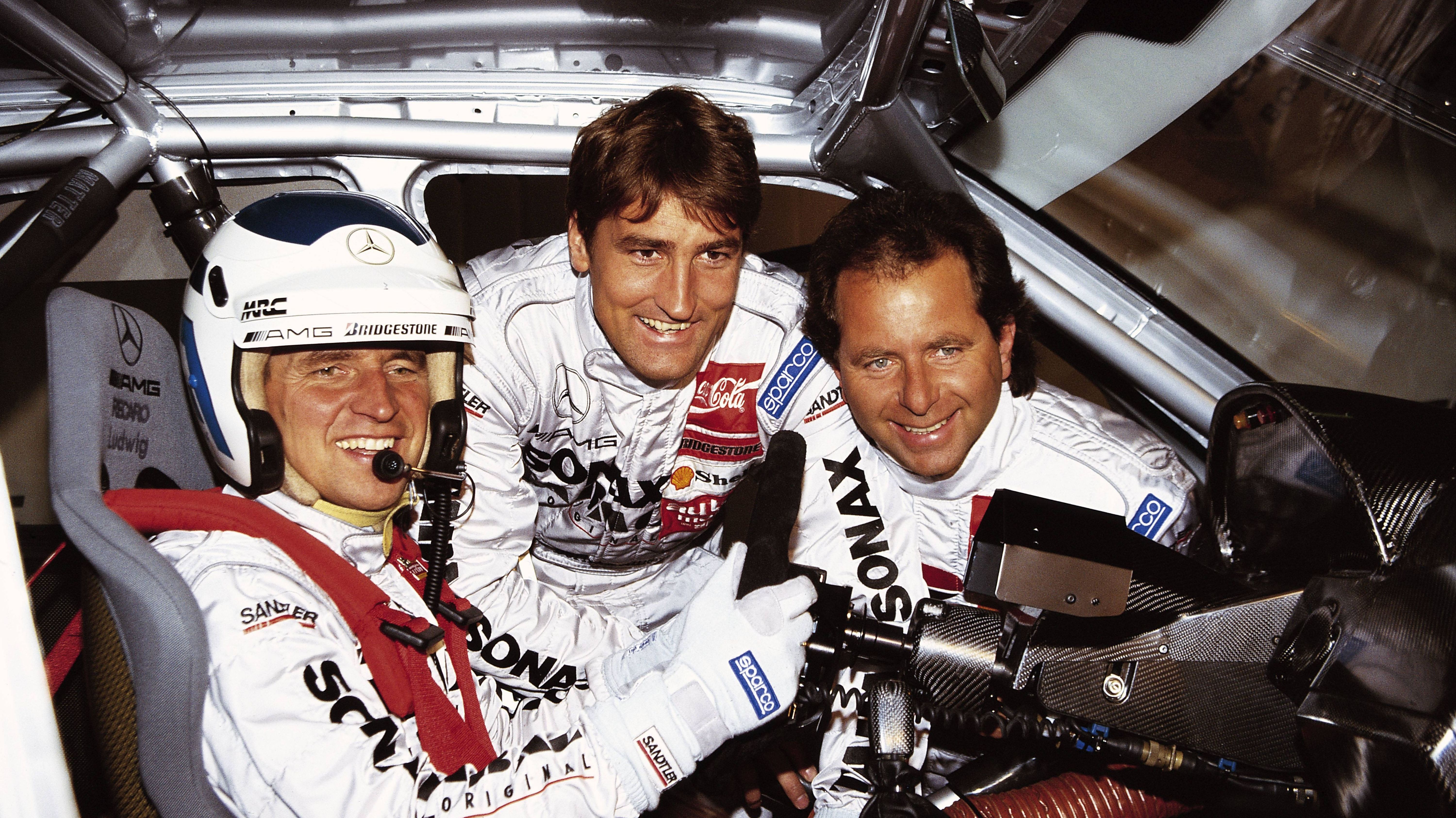 <strong>1994: Klaus Ludwig (rechts)</strong><br>Der Deutsche gewann die DTM 1994 in seiner AMG-Mercedes C-Klasse