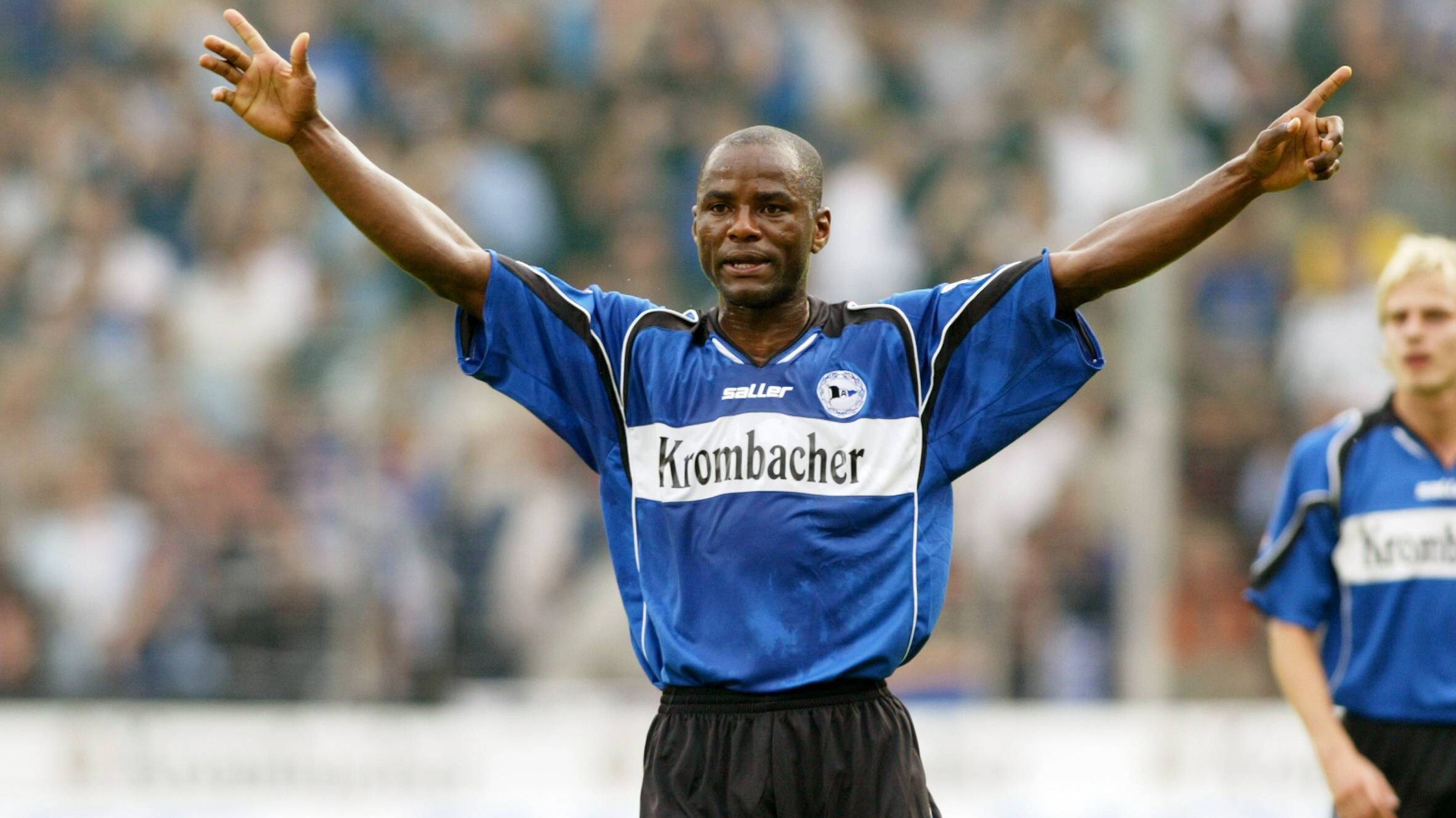 
                <strong>Marcio Borges</strong><br>
                &#x2022; Im Verein: 1999 bis 2007 <br>&#x2022; Einsätze: 153 Spiele <br>&#x2022; Sonstiges: Beendet seine Karriere bei der Arminia - kehrt zurück nach Brasilien und lebt dort auch heute noch. <br>
              