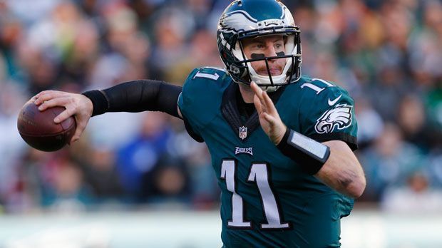 
                <strong>1. Platz: Carson Wentz </strong><br>
                1. Platz: Carson Wentz (Philadelphia Eagles)
              