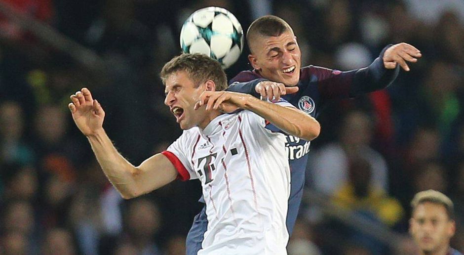 
                <strong>Thomas Müller (FC Bayern München)</strong><br>
                Thomas Müller probiert zwar einige Male, vor den Kasten von Areola zu kommen, wirkt aber häufig ein wenig hilflos. Eine gute Möglichkeit hat der 28-Jährige in der 12. Minute, doch in vielen Situation lässt Müller seine Aggressivität vermissen. ran-Note: 4. 
              