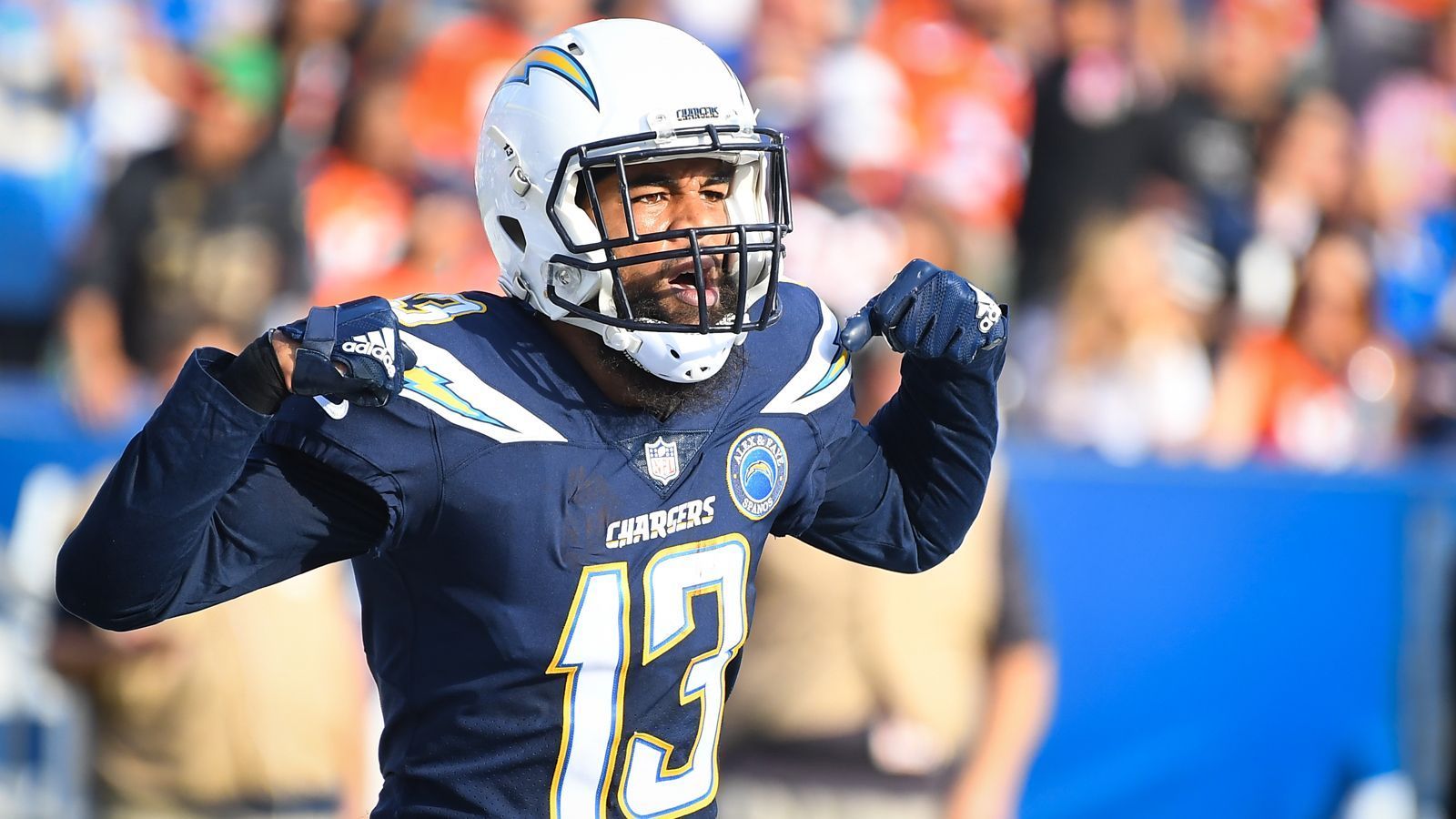 
                <strong>Keenan Allen </strong><br>
                Chargers-Receiver Keenan Allen ist zur Quarantäne-Zeit besonders aktiv und wechselt bei seiner Spieleauswahl fröhlich durch. Ob Call of Duty Warzone, NBA 2K oder Madden: "agent_213y" zockt auf seinem Kanal alles. 
              