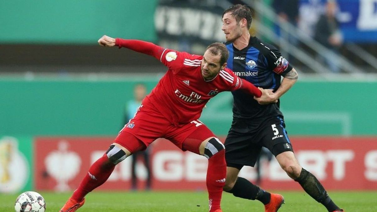 Lasogga (l.) war der Matchwinner beim Hamburger SV