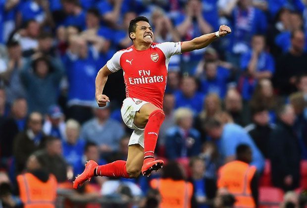 
                <strong>Mittelfeld: Alexis Sanchez (FC Arsenal)</strong><br>
                Auf Linksaußen ist er in England der beste: Alexis Sanchez. Der Chilene schoss für den FC Arsenal bereits 14 Saisontore in der Premier League und bereitete acht Treffer vor. 
              