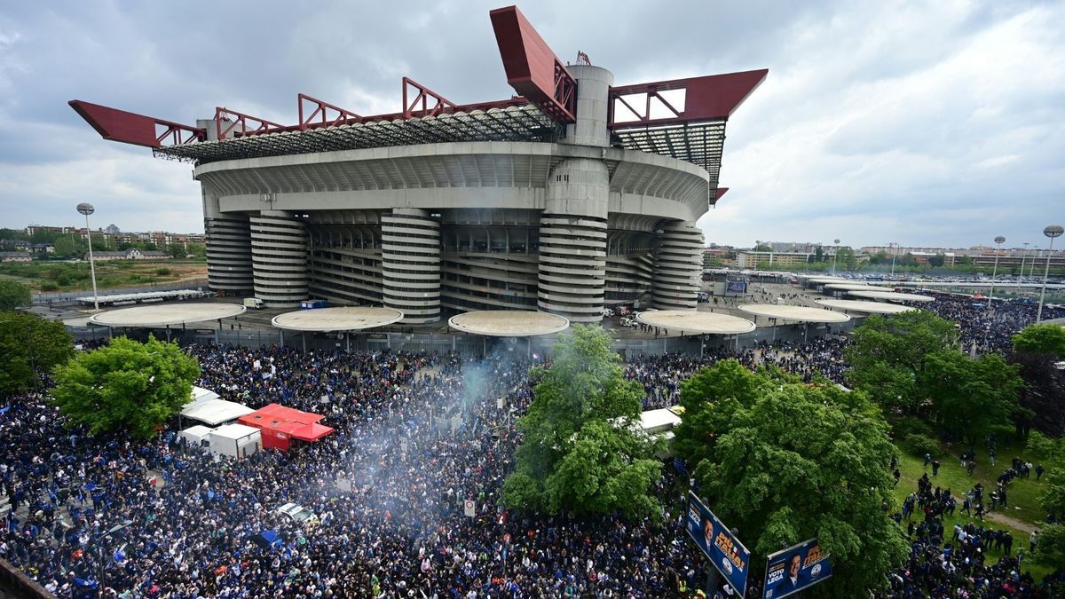 Heimat von AC und Inter Mailand: San Siro