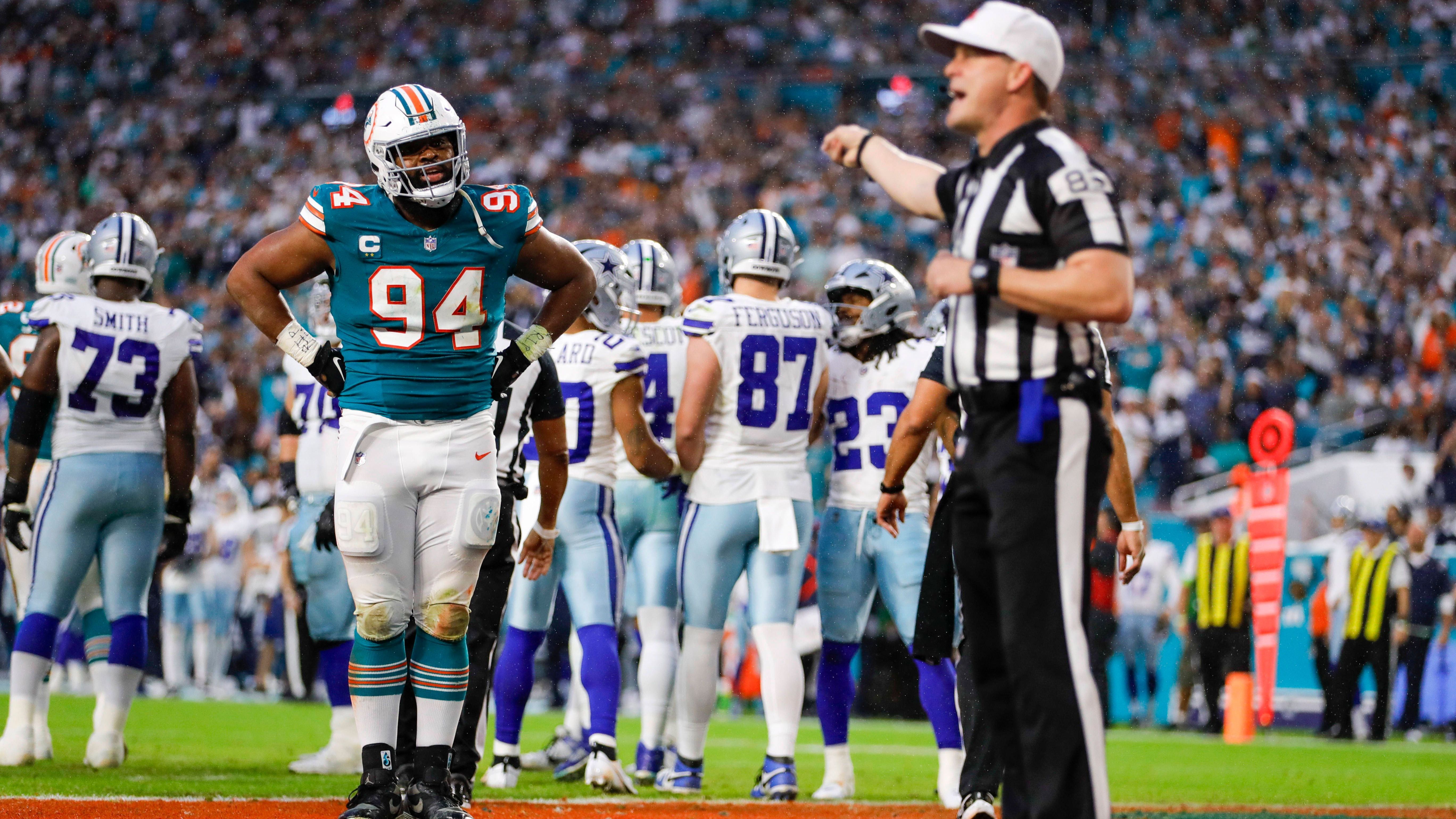 <strong>Platz 5: Miami Dolphins</strong> <br>416 Offensive Penalty Yards