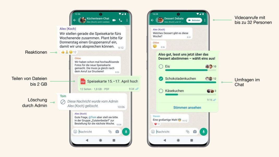 WhatsApp rollt bald diverse Neuerungen aus.