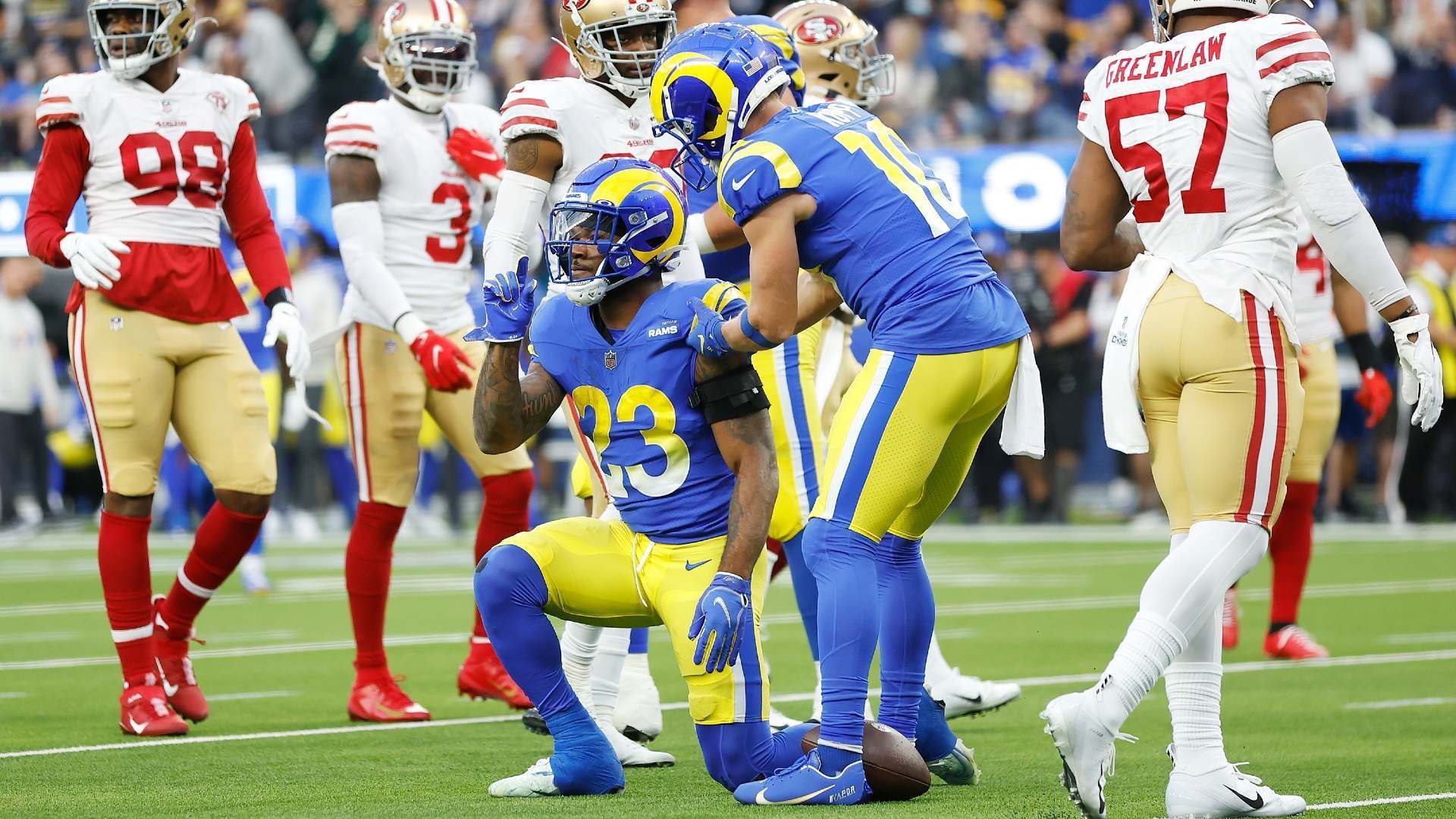 
                <strong>Cam Akers (Los Angeles Rams) </strong><br>
                Wettquote auf den Super-Bowl-MVP: +2500 -Position: Running Back
              