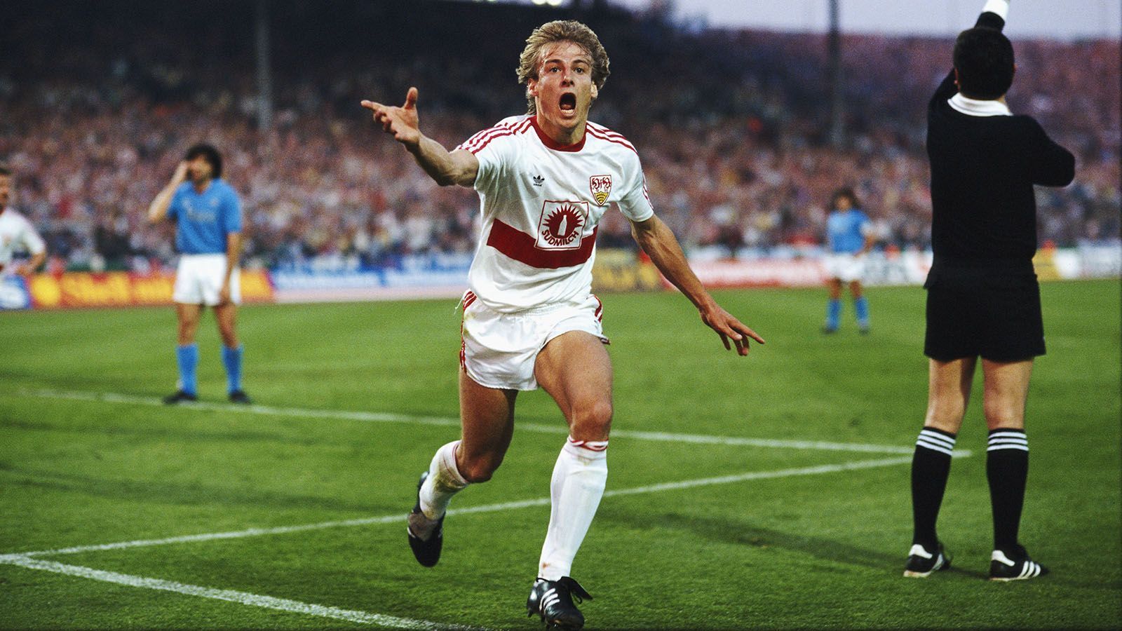 
                <strong>Saison 1987/88</strong><br>
                Torschützenkönig: Jürgen Klinsmann (VfB Stuttgart) - 19 Tore
              
