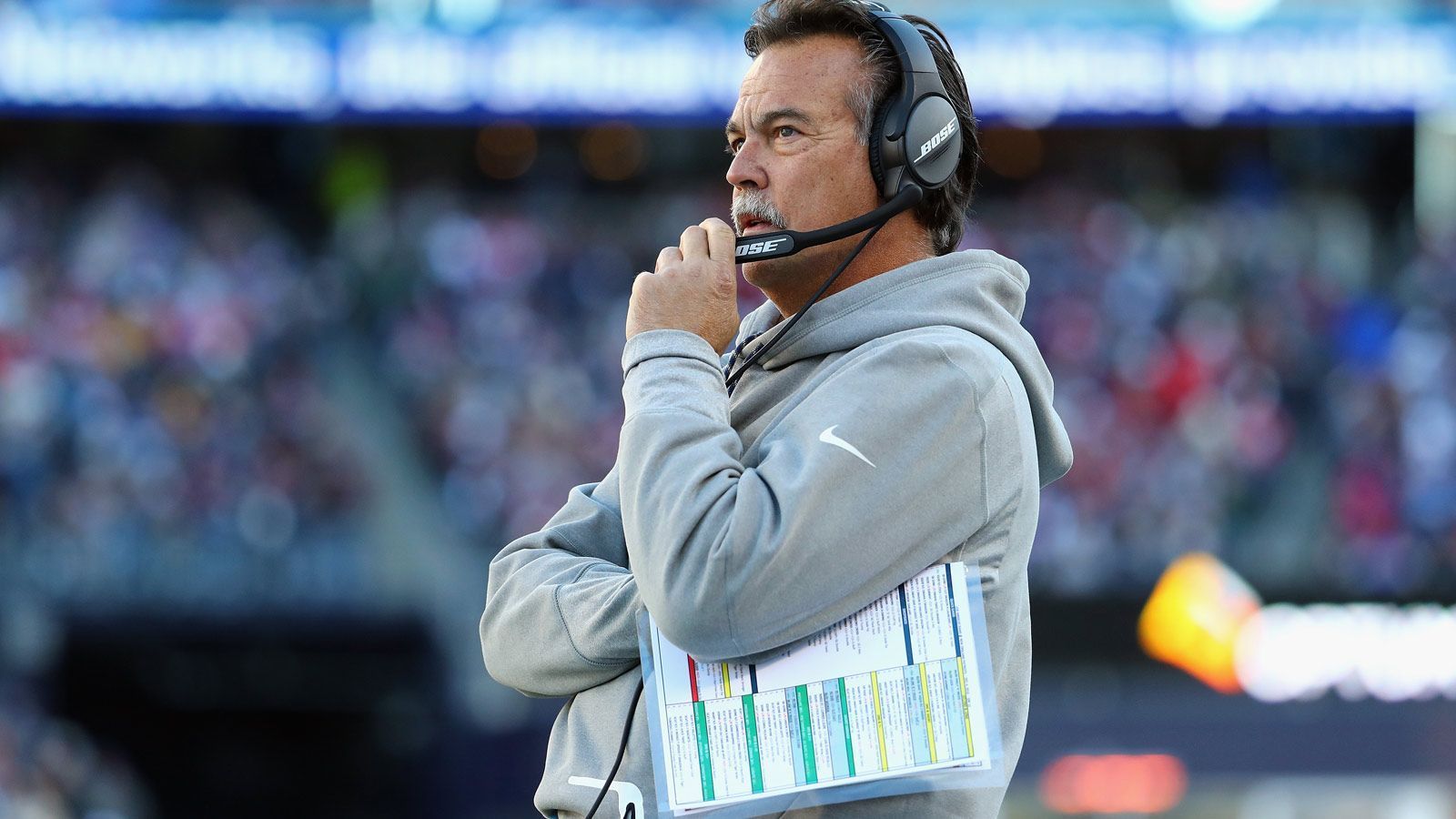 <strong>Platz 1 (geteilt): Jeff Fisher - 165 Niederlagen</strong><br>
                Im Dezember 2016 wurde Jeff Fisher bei den Los Angeles Rams entlassen - nach insgesamt 165 Pleiten. Gerade noch rechtzeitig. Noch eine Niederlage mehr und Fisher hätte den Rekord für die meisten Niederlagen in Regular-Season-Spielen für sich allein beansprucht. So teilt er ihn sich mit ...
