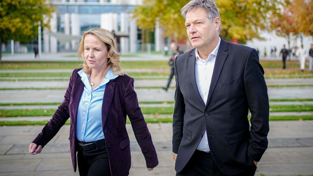 Bundeswirtschaftsminister Robert Habeck und Umweltministerin Steffi Lemke
