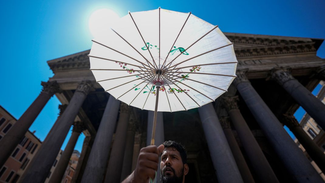 Hitzewelle in Rom und im Rest Italiens