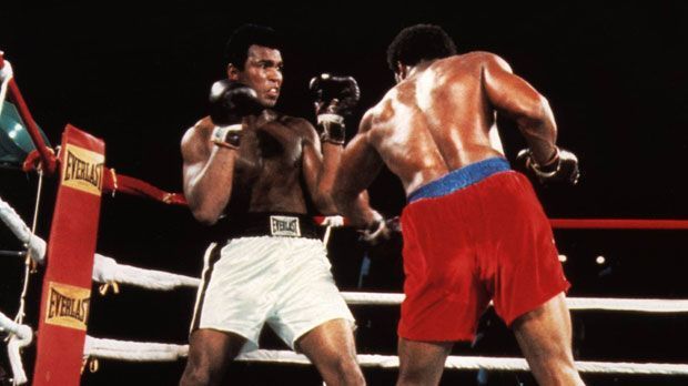 
                <strong>"When We Were Kings" (1996)</strong><br>
                "When We Were Kings (1996):" Eine sehenswerte Dokumentation des "Rumble in the Jungle" zwischen Muhammad Ali und George Foreman 1974 in Zaire.
              