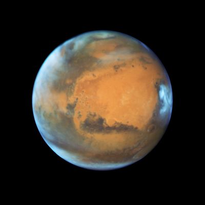 Der Planet Mars, aufgenommen vom "Hubble"-Weltraumteleskop.