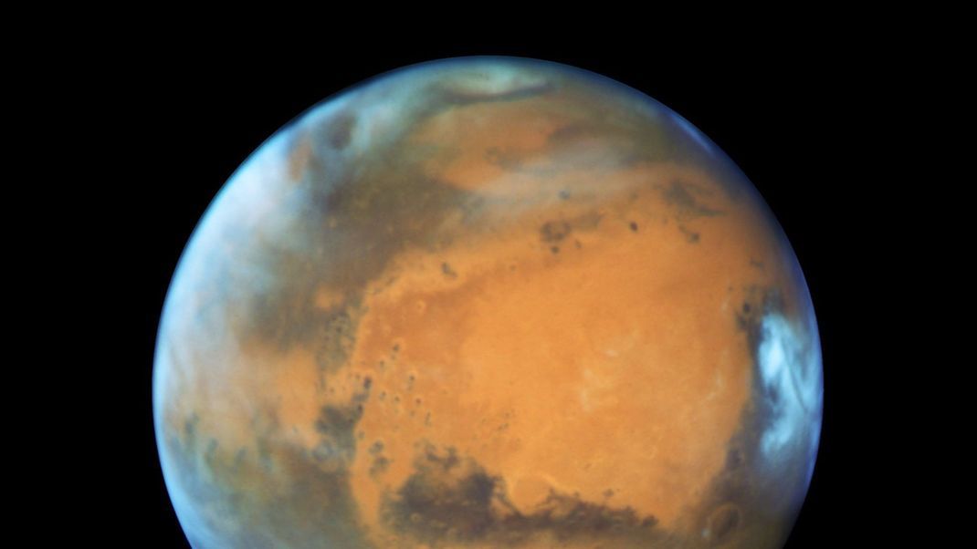 Der Planet Mars, aufgenommen vom "Hubble"-Weltraumteleskop.