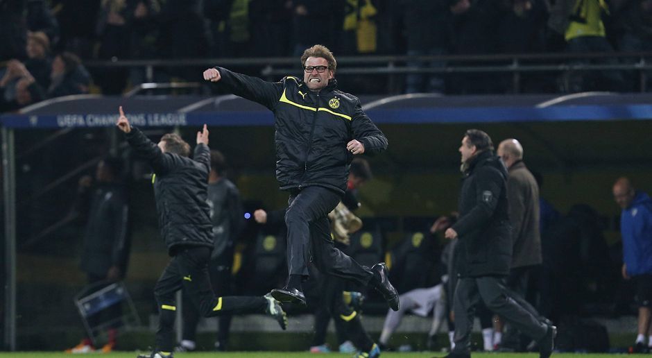 
                <strong>Borussia Dortmund gegen den FC Malaga</strong><br>
                Jürgen Klopp und seine "Mentalitätsmonster". So nannte der 48-Jährige einst liebevoll sein BVB-Team. Stellvertretend dafür steht wohl das 3:2-Wunder in der Königsklasse am 9. April 2013 gegen den FC Malaga. Zwei der drei Tore schoss der BVB in der Nachspielzeit, zog ins Halbfinale und später ins Endspiel (1:2 gegen den FC Bayern) ein. Das hat System, denn auch in Liverpool lässt Klopp seine Mentalitätsmonster hin und wieder von der Leine ...
              