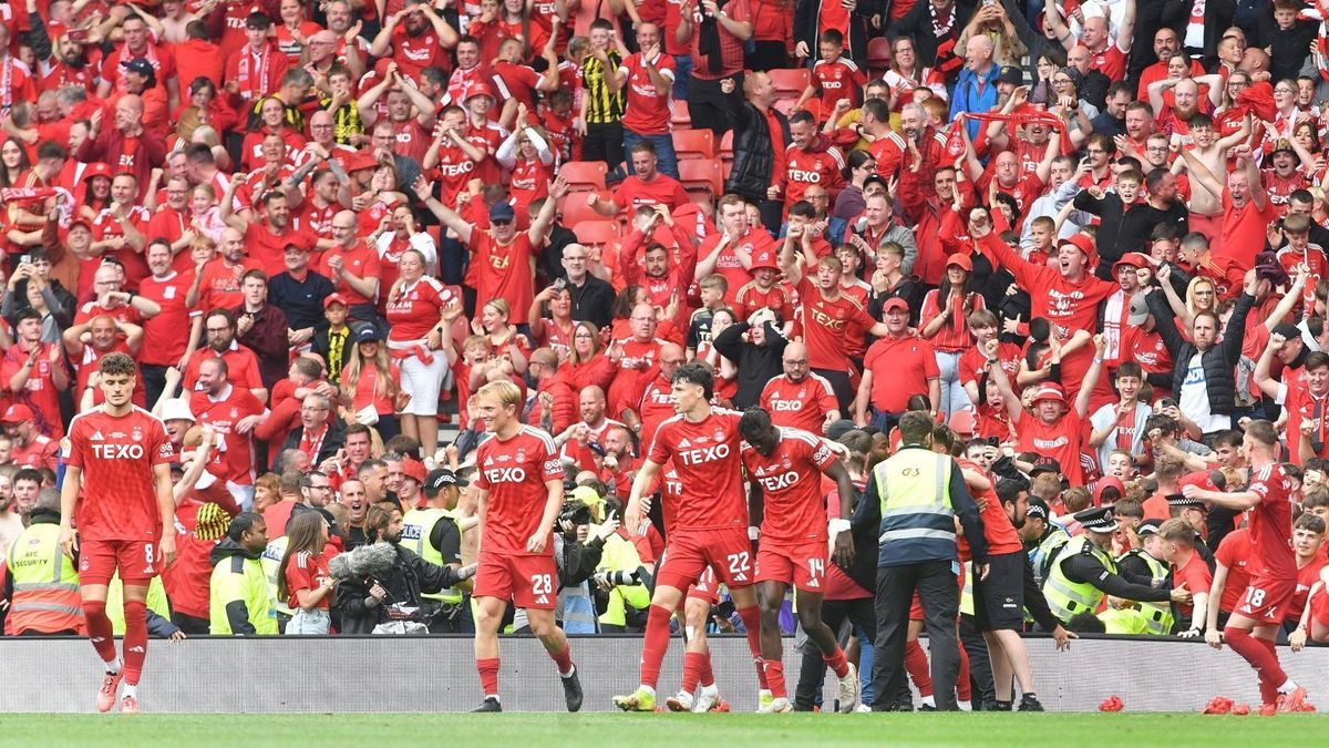 Jubel beim FC Aberdeen