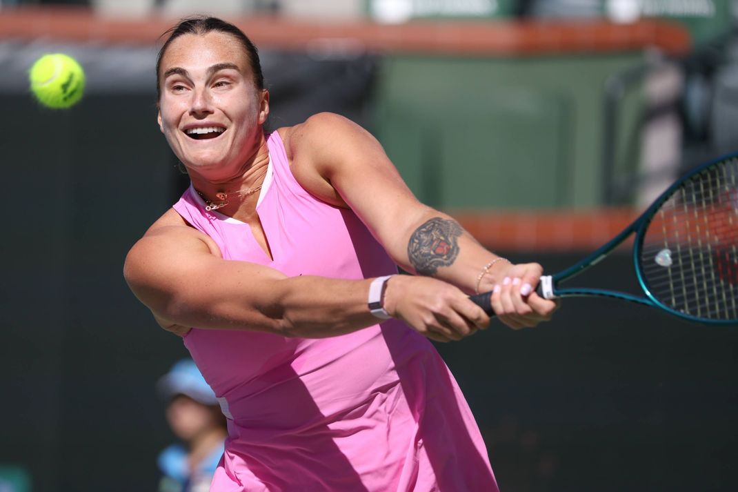 Aryna Sabalenka im März während des Turniers in Indian Wells.