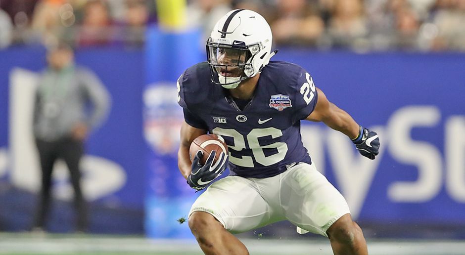 
                <strong>2. Pick - New York Giants: RB Saquon Barkley</strong><br>
                Die Browns nehmen ihn nicht, dann schnappen die Giants zu. Man kommt einfach nicht an ihm vorbei. Und Head Coach Pat Shurmur wird noch nicht auf einen Rookie Quarterback setzen, sondern erst noch sein Spiel mit Eli Manning installieren. Barkley und Jonathan Stewart dürfte eine böse Backfield-Kombo werden.
              