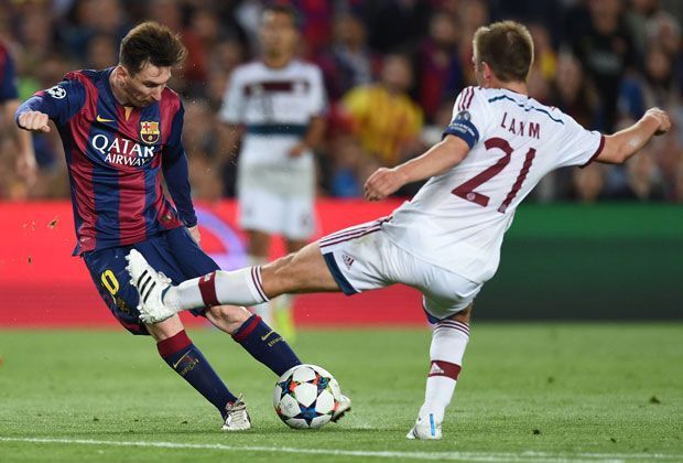 
                <strong>Messi-Statistiken: Weitschuss-Tor</strong><br>
                Als erster Spieler in dieser Champions-League-Saison konnte Messi ein Tor von außerhalb des Sechzehners gegen die Bayern erzielen. 
              