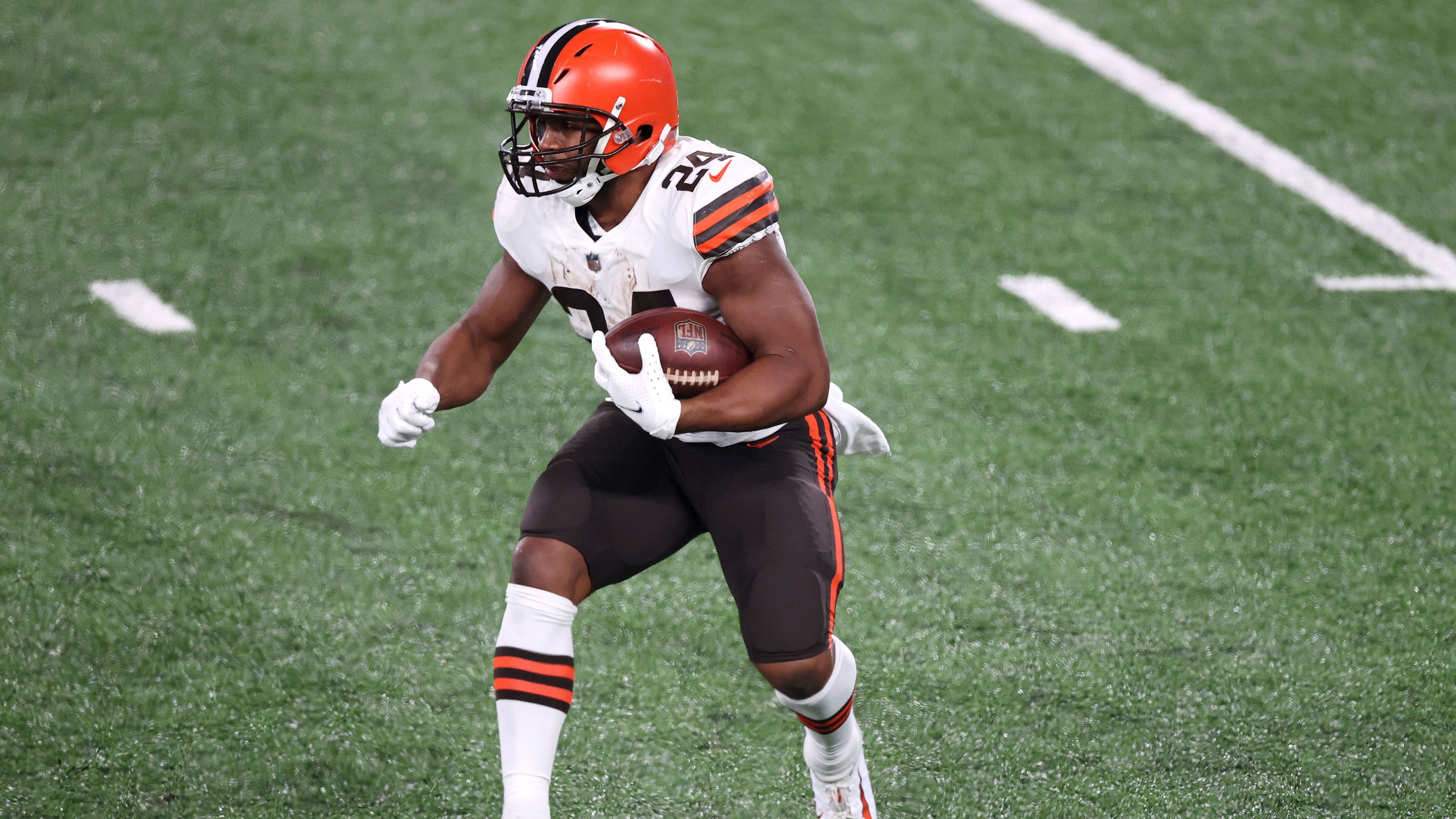 
                <strong>Platz 3: Nick Chubb (Cleveland Browns)</strong><br>
                Spielstärke: 96
              