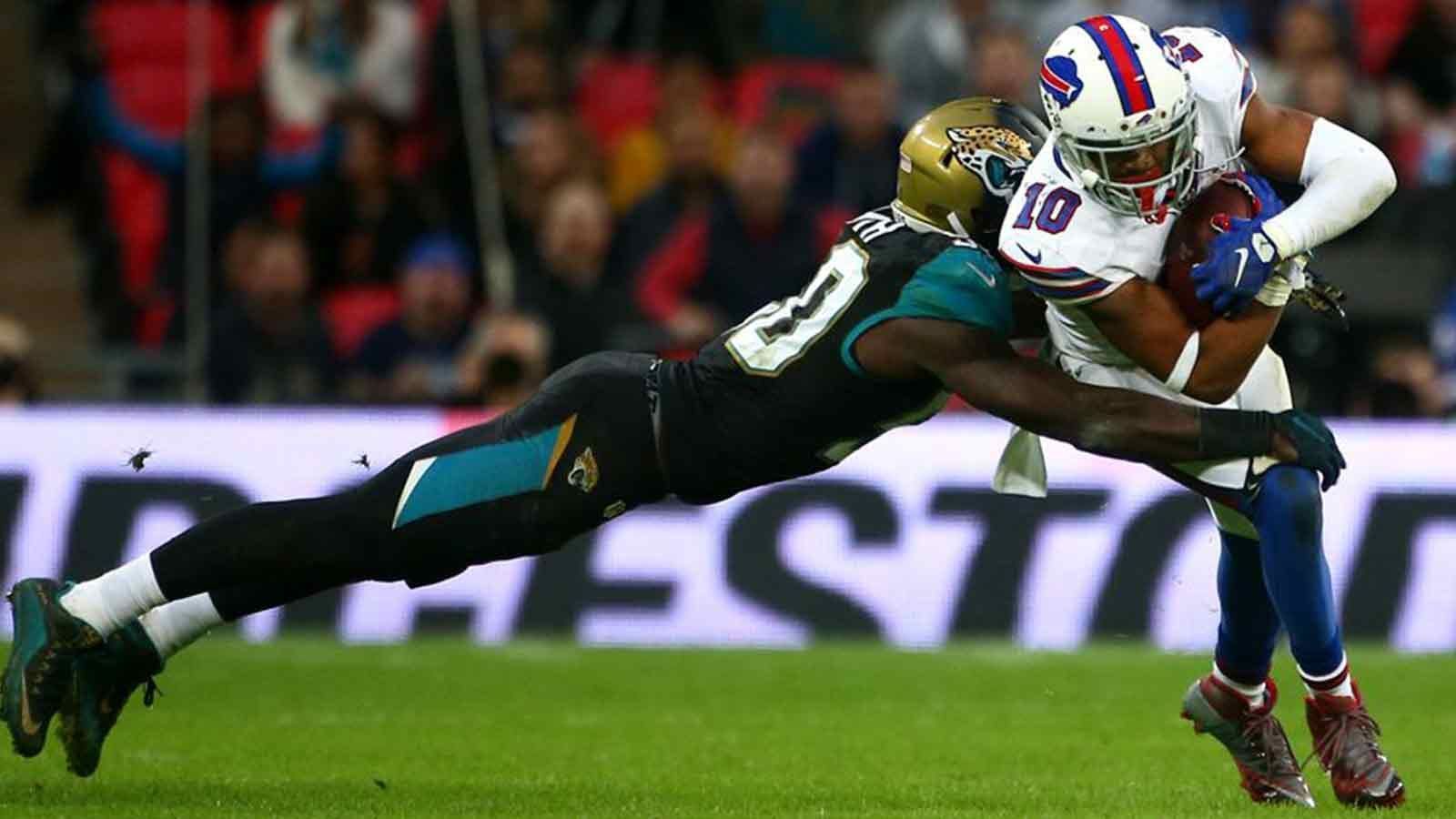 <strong>2015 in London: Jacksonville Jaguars vs. Buffalo Bills</strong><br>
                Der Auftritt der Jacksonville Jaguars im Wembley Stadium endete mit einem späten Touchdown von Allen Hurns zum 34:31-Erfolg über die Buffalo Bills.
