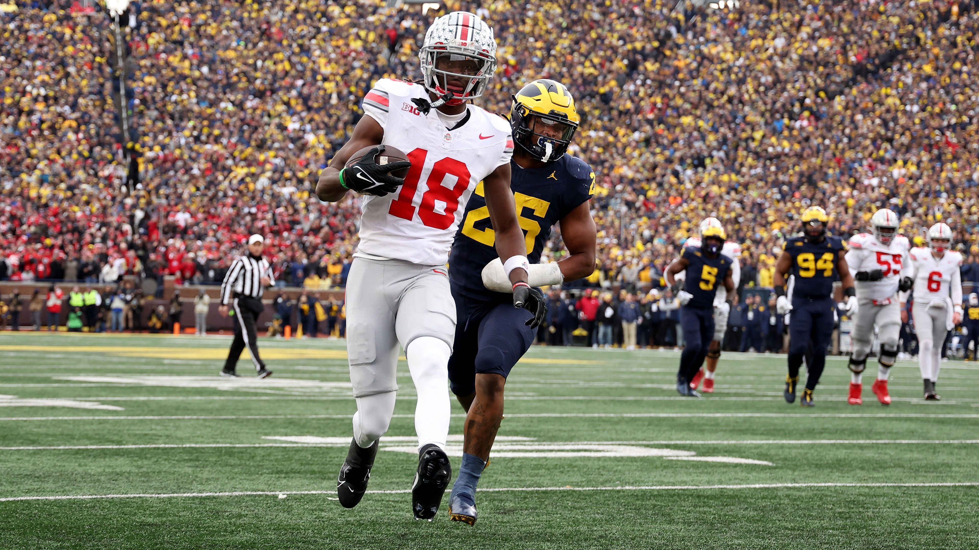 <strong>Marvin Harrison Jr.</strong><br>Position: Wide Receiver<br>College: Ohio State<br>Prognose: Top-5-Pick