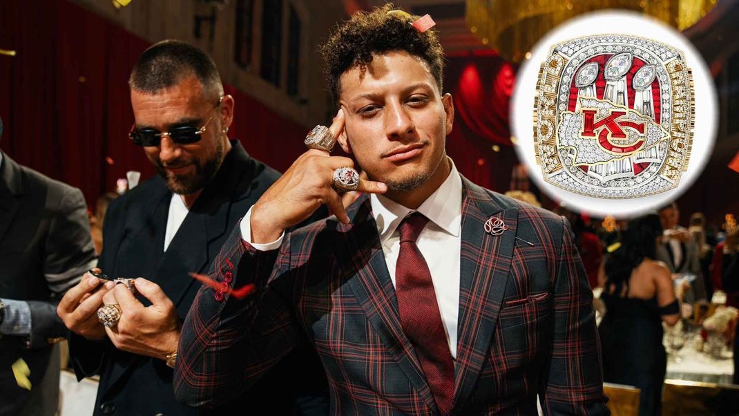 NFL Kansas City Chiefs um Mahomes erhalten ihre SuperBowlRinge