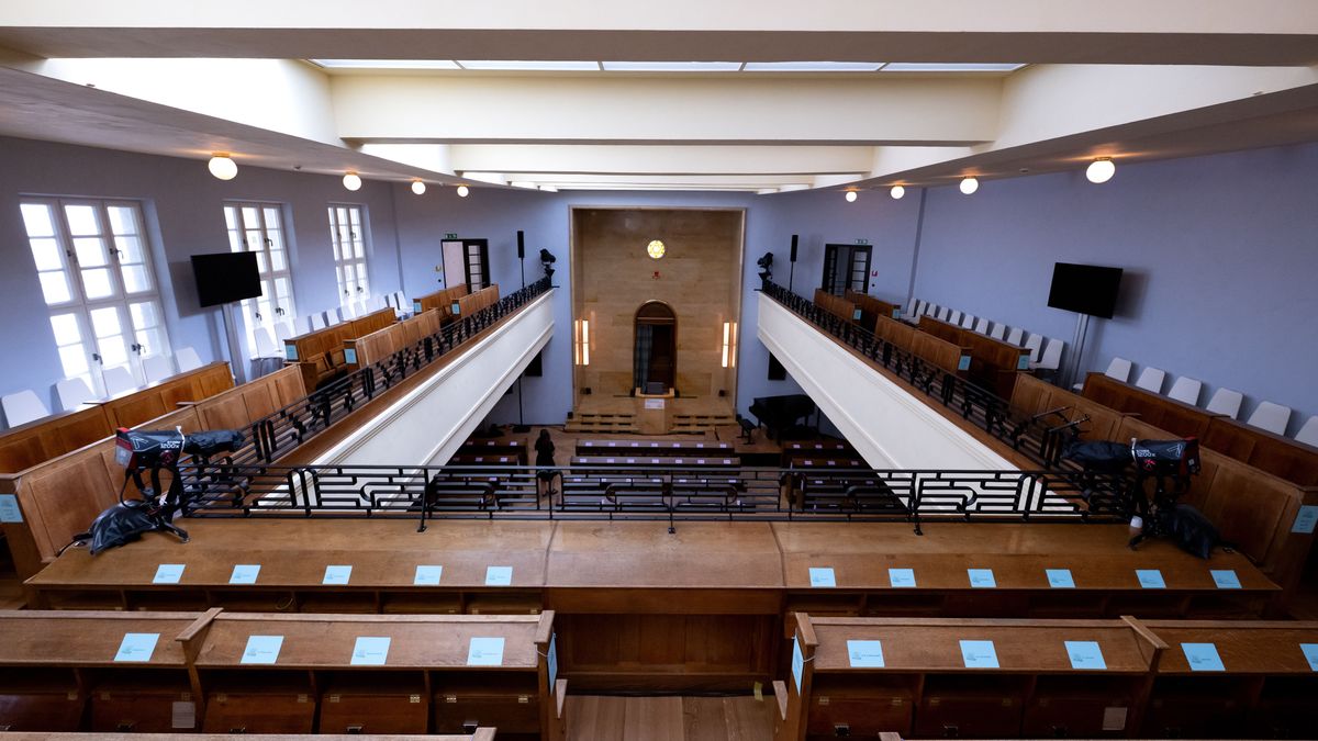 Blick in die restaurierte Synagoge an der Münchner Reichenbachstraße.