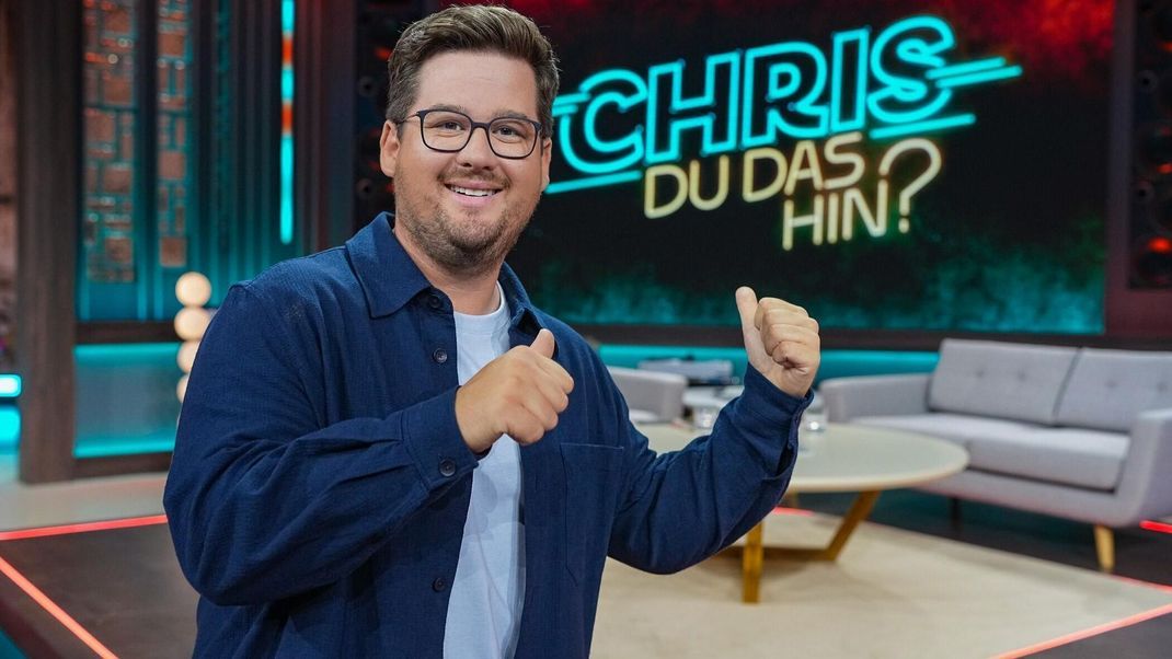 Chris Tall in seiner neuen Show "Chris du das hin?" auf ProSieben.