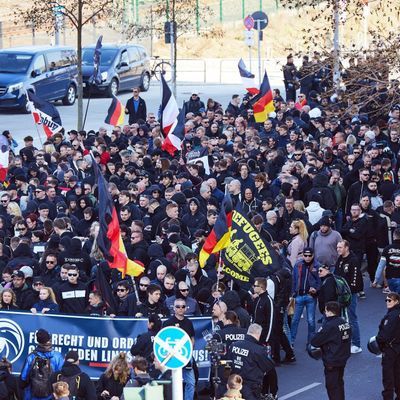 Rechtsextremistische Demonstration