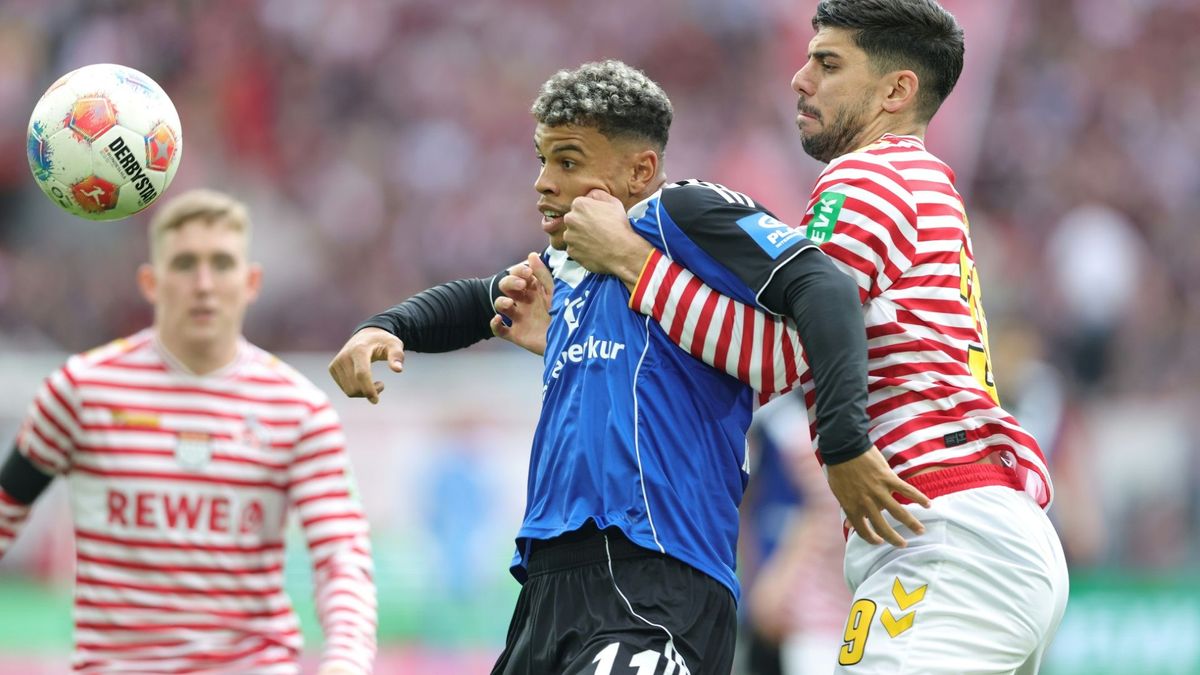 Enges Duell: Köln gegen Hamburg