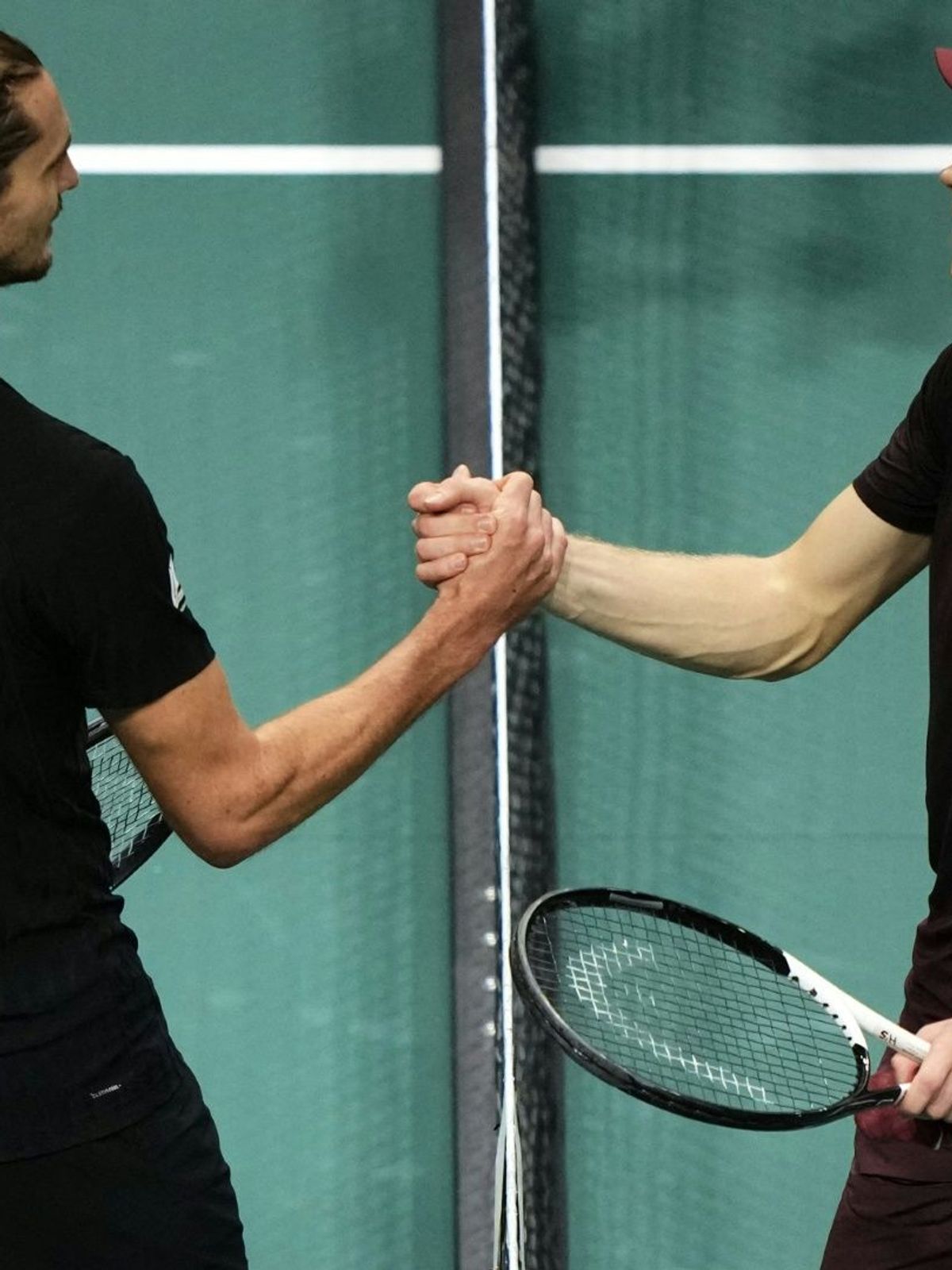 Wiedersehen für Alexander Zverev (l.) und Jannik Sinner