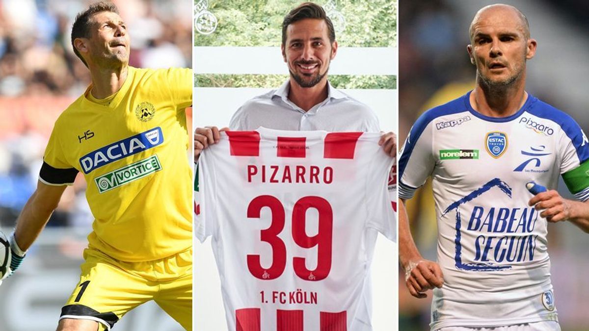 Saison 2017/18: Die ältesten eingesetzten Spieler in Europas Topligen