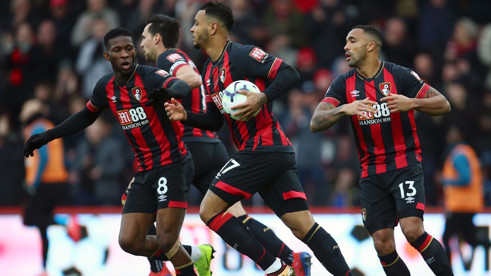 
                <strong>Platz 9 - AFC Bournemouth</strong><br>
                Durchschnittsalter der eingesetzten Spieler bei ihrer Verpflichtung: 23,67 JahreLand: EnglandLiga: Premier League
              