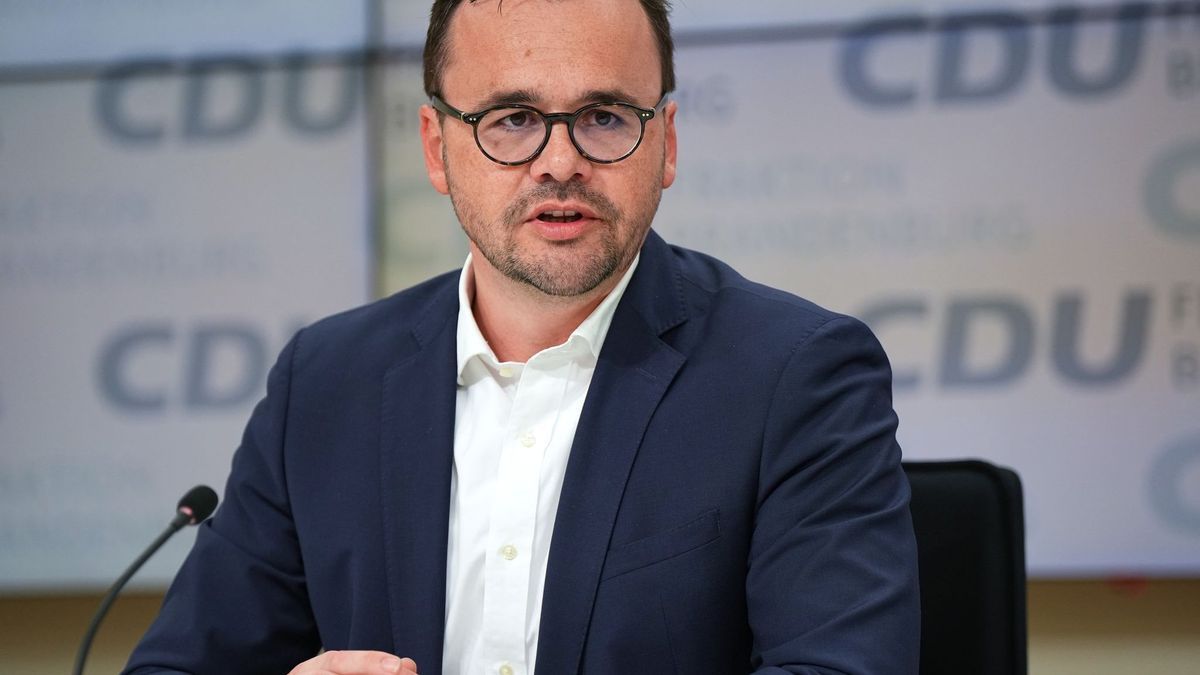 Brandenburgs CDU-Spitzenkandidat Jan Redmann