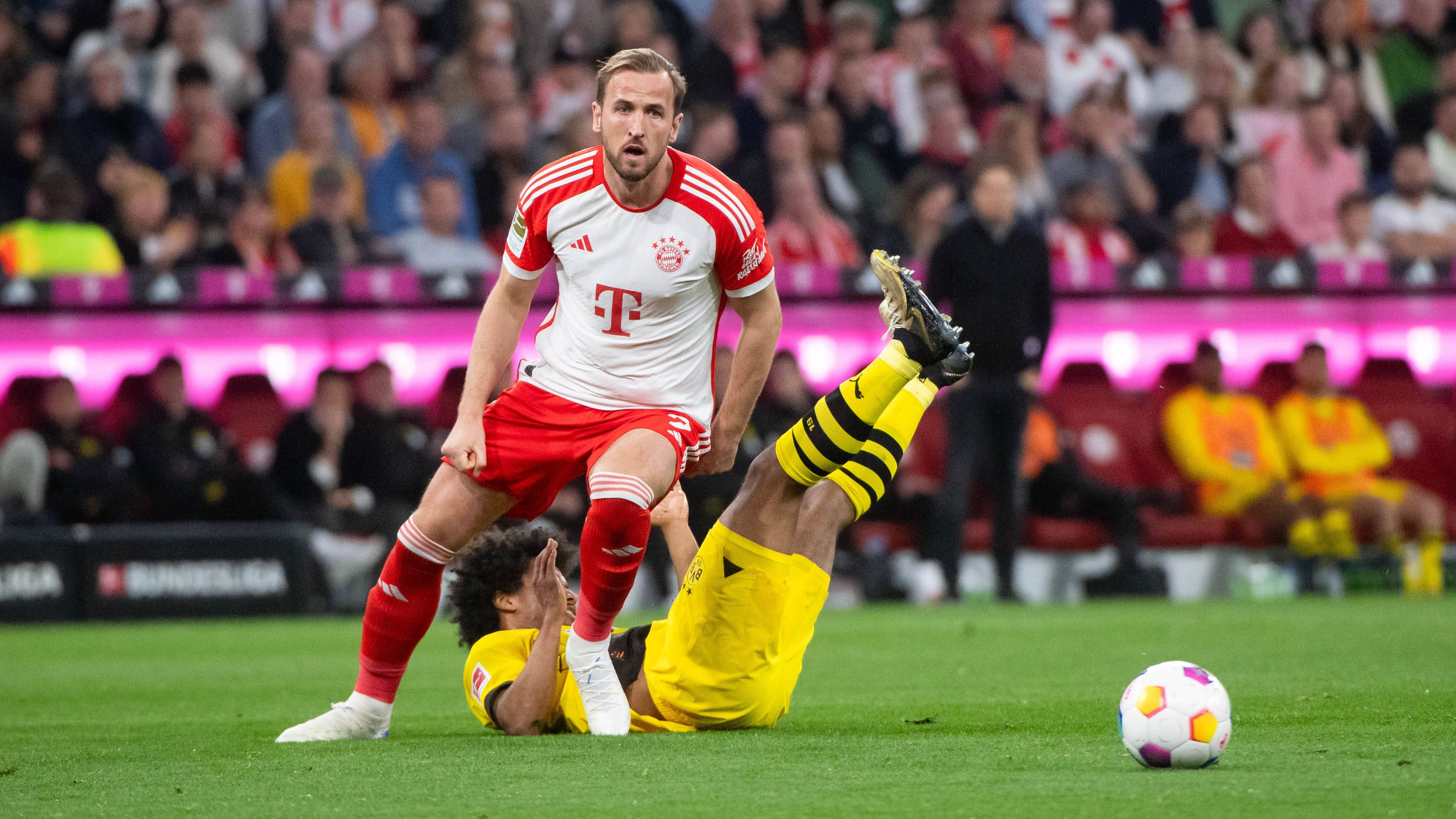 <strong>Harry Kane (FC Bayern München)</strong><br>Der Engländer meldet sich nach seiner Sprunggelenksverletzung rechtzeitig fit und ist von Beginn an gut im Spiel. Hat allerdings zunächst kein Zielwasser getroffen und vergibt zweimal aus bester Position (7., 23.). Zudem wird sein 1:2 (89.) nachträglich wegen Abseits aberkannt.<strong><em> ran</em>-Note: 4</strong>