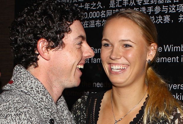 
                <strong>Die große Liebe </strong><br>
                Caroline Wozniacki und der nordirische Golfer-Lockenkopf Rory McIlroy. Als sie ihre Liebe öffentlich machten, galten sie als das Traumpaar im Sport: Er, das Wunderkind des Golfsports und sie, die hübsche Tennisspielerin aus Dänemark. 
              