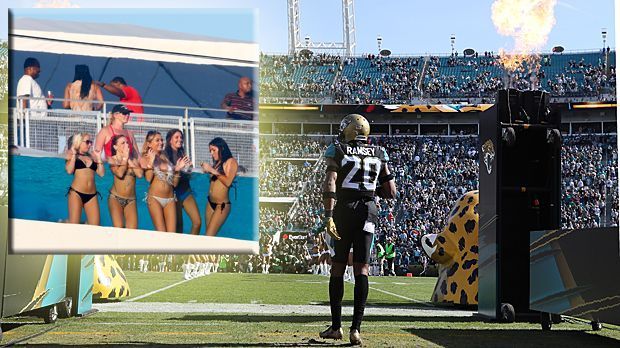 
                <strong>Jacksonville Jaguars</strong><br>
                Gründung: 1995Stadion: EverBank FieldSuper-Bowl-Siege: -Stars: Leonard Fournette (Running Back), Calais Campbell (Defensive End)Besonderheit: Die Jaguars haben als einzige NFL-Franchise einen Pool im Stadion, von dem aus die Spiele verfolgt werden können.
              