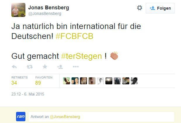 
                <strong>Barca vs. Bayern: So reagiert das Netz</strong><br>
                Im Finale wird auf jeden Fall ein Deutscher stehen.
              