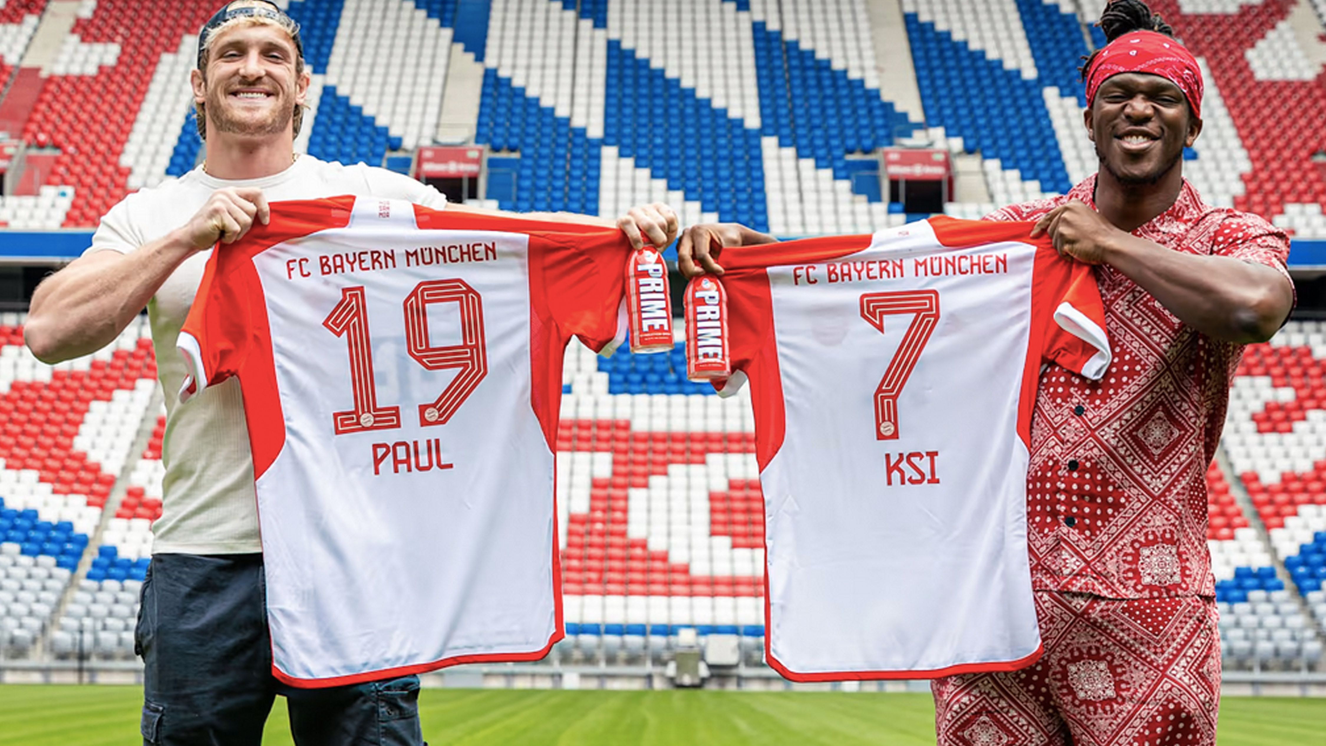 FC Bayern München Kooperation mit Logan Paul und KSI