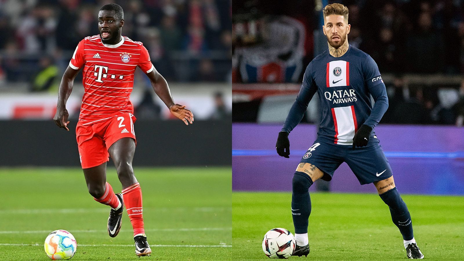 
                <strong>Abwehr: Dayot Upamecano vs. Sergio Ramos</strong><br>
                In seinem zweiten Jahr beim FC Bayern entwickelte sich Dayot Upamecano zuletzt immer mehr zum Abwehrchef der Münchner, wird damit endlich jener Rolle gerecht, die für den Franzosen bei seiner Verpflichtung im Sommer 2021 schon vorgesehen war. Auf Seiten von PSG ist Routinier Sergio Ramos der Boss in der Abwehr. Der Spanier, früher unter anderem Europa- und Weltmeister sowie Star von Real Madrid, besticht zwar nicht mehr unbedingt durch die absolute Explosivität, aber ist immer noch ein Topverteidiger - daher ist dieses Duell zwischen Upamecano und Ramos ein klassisches Unentschieden. Zwischenstand: 2:3
              