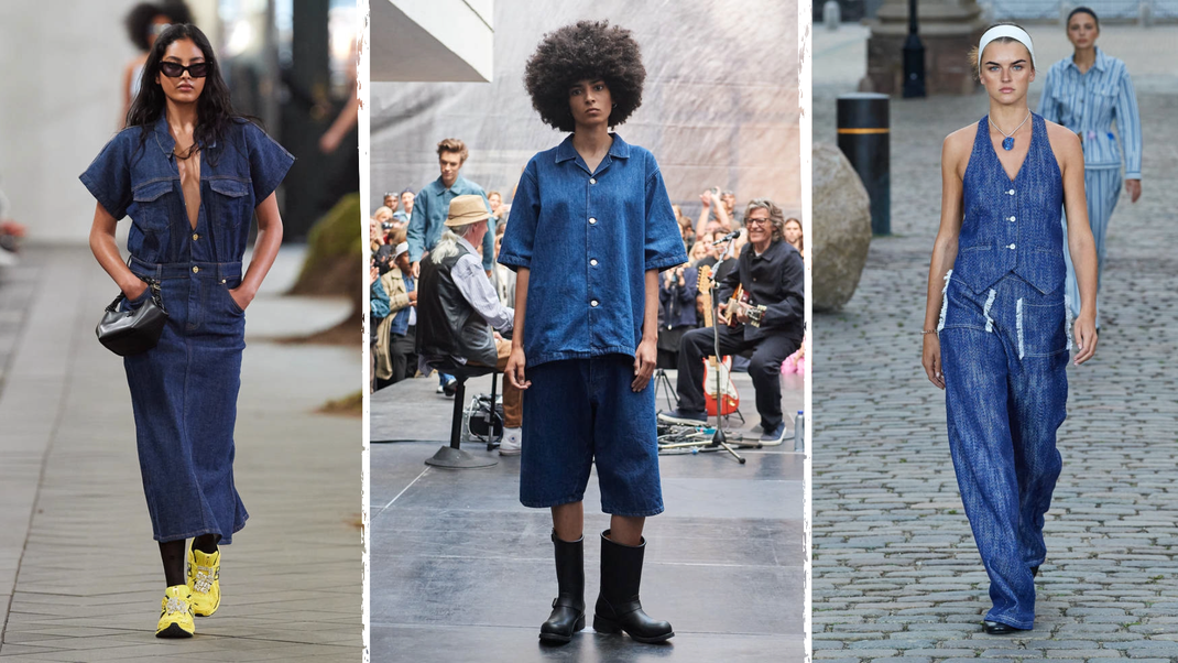 Jeans in allen Variationen: Ganni, Sunflower und Baum und Pferdgarten zeigen Jeans auf der Kopenhagen Fashion Week von der besten Seite.