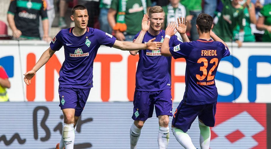 
                <strong>Werder Bremen</strong><br>
                Nach einem indiskutablen Saisonstart mit elf sieglosen Spielen in Folge ging bei Werder Bremen früh die Abstiegsangst um. Trainer Alexander Nouri musste gehen. U-23-Coach Florian Kohfeldt übernahm und machte offensichtlich einiges richtig. Dank einer starken Rückrunde mit 24 Punkten schließen die Bremer eine schwierige Saison auf Platz elf ab. ran-Note: 3
              