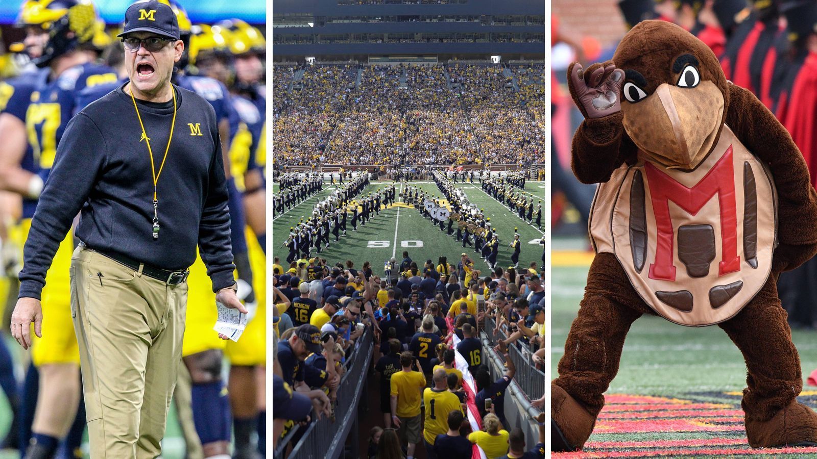 
                <strong>Angeberwissen zu Michigan Wolverines at Maryland Terrapins</strong><br>
                Am Samstag ab 16:45 Uhr zeigt ProSieben MAXX live das College-Football-Spiel zwischen den Maryland Terrapins und den Michigan Wolverines. Wir haben das Angeberwissen zur Partie für alle Football-Nerds - und jene, die es werden wollen.
              